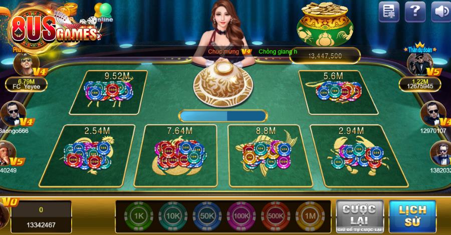 Bầu Cua 8US - Game Hay, Chơi Vui, Trúng Thưởng Khủng 2 8US.VN Bầu Cua 8US - thương hiệu giải trí đình đám