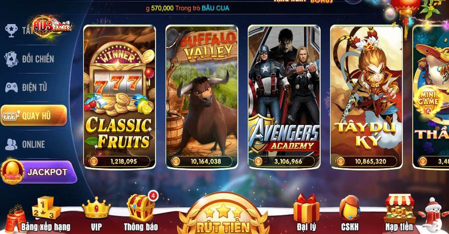 Khám Phá Game Nổ Hũ Uy Tín 8US Săn Thưởng Khủng Làm Giàu 2 8US.VN 8US - Địa chỉ chơi game Slots uy tín