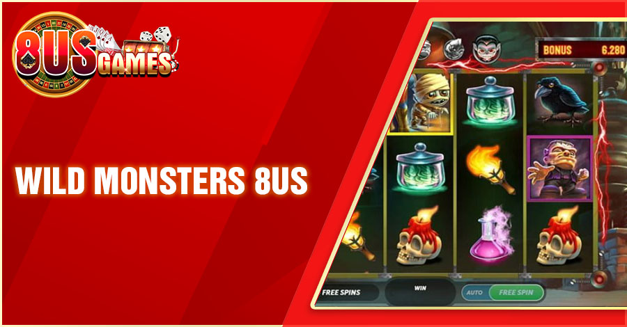 Wild Monsters 8US - Quay Hũ Đổi Thưởng Thú Vị, Thắng Lớn 9 8US.VN wild monster 8us 8US.VN
