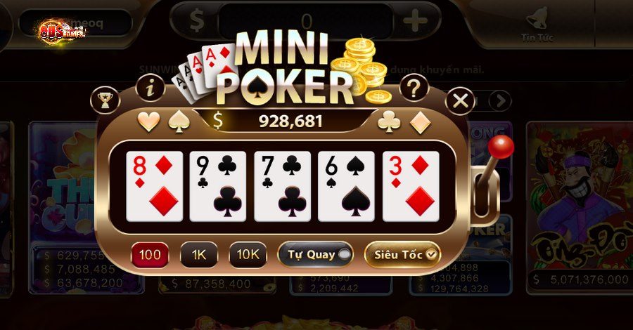 Giới Thiệu Nổ Hũ Mini Poker Và Cách Chơi Online Hiệu Quả 4 8US.VN Kiểm soát tốt tốc độ độ quay nổ hũ